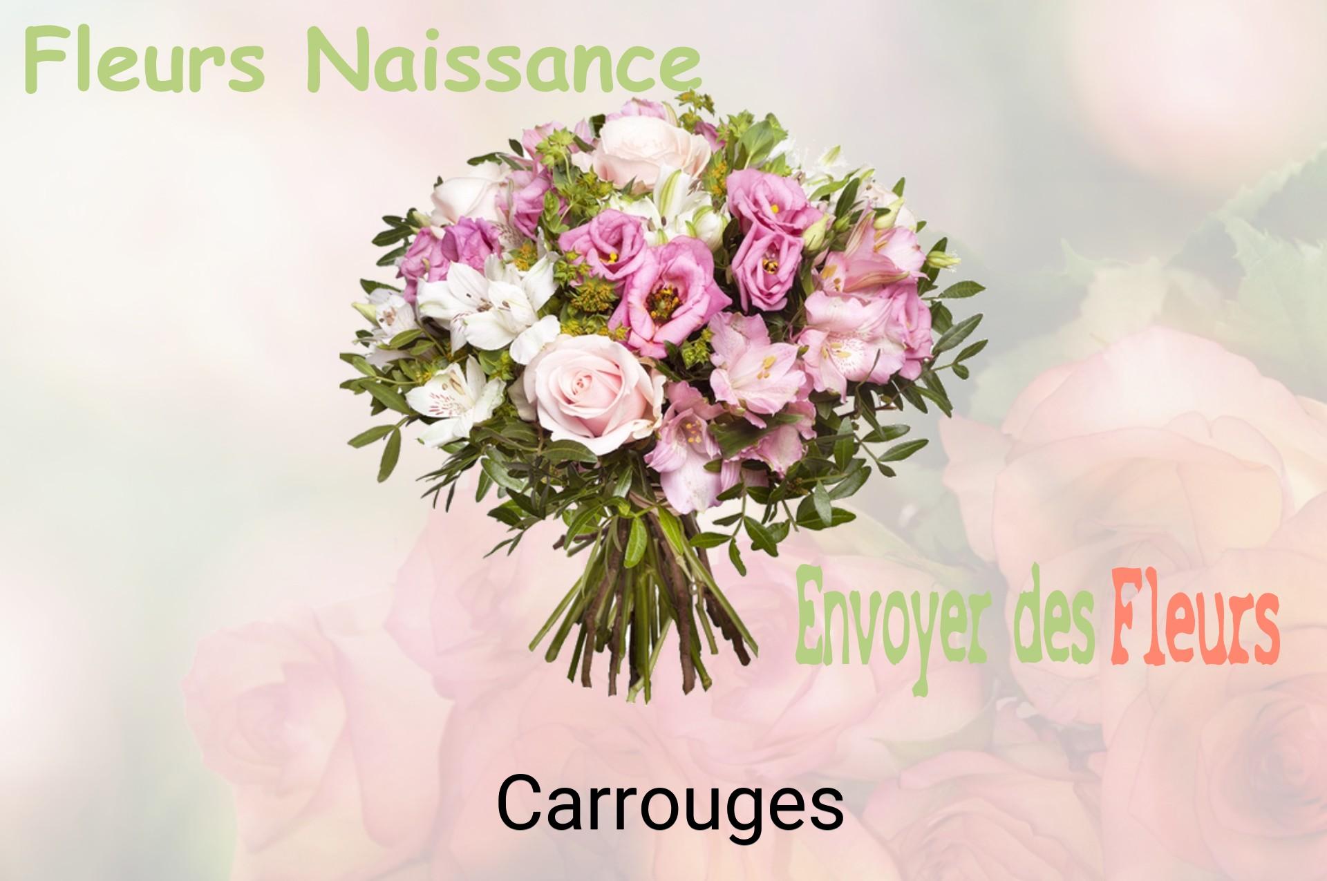 Bouquet de fleurs de naissance livré à Carrouges
